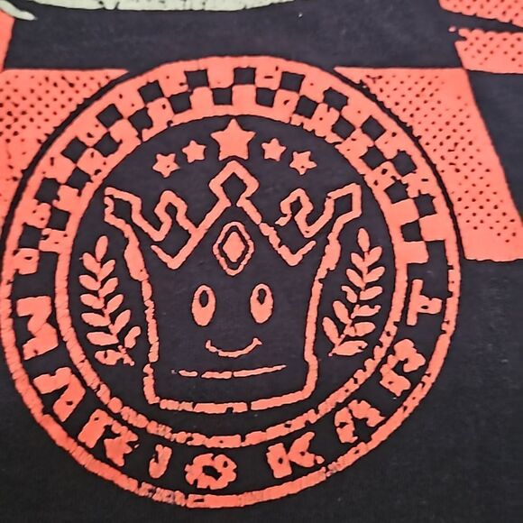 Old Navy Men's Super Mario Logo Short Sleeves Cotton T-Shirt Black XL - Picture 14 of 16